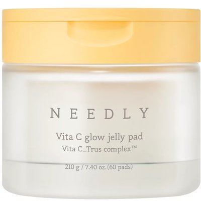 Зволожувальні тонер-педи для сяйва шкіри Needly Vita C Glow Jelly Pad, 60 шт 10956 фото