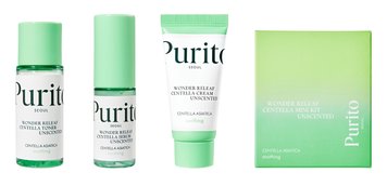 Набір мініатюр з центелою без олій Purito Seoul Wonder Releaf Centella Mini Kit Unscented 10638 фото