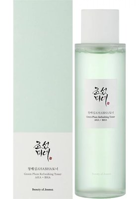 Тонер с кислотами Beauty of Joseon Green Plum Refreshing Toner AHA+BHA, 150 ml 10965 фото
