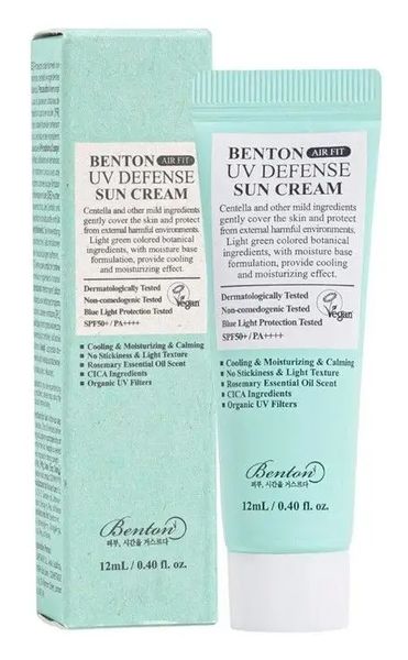 Мініатюра сонцезахисний крем з Центелою Benton Air Fit UV Defense Sun Cream SPF50+/PA++++, 12 мл 10613 фото